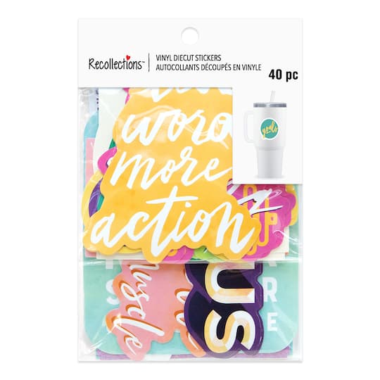 Motivation Vinyl Die Cut Stickers by Recollections™